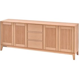 Resim Masifart Marie Çıtalı Konik Çekmeceli Konsol Cilasız Ham Diğer 