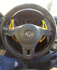 Resim Aksefuar Lazer Universal F1 Kulakçık Paddle Shift Sarı Ultra Parlak 