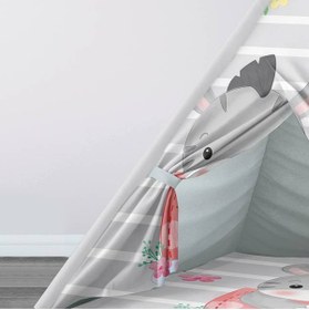 Resim instababyrooms Çocuk Oyun Çadırı Zebra Dijital Baskılı 