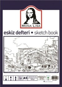 Resim Mona Lisa Eskiz Defteri A5 50 Yaprak 