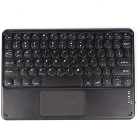 Resim Redline M10 10.1\ Uyumlu Kablosuz Bluetooth Şarjlı TouchPad'li Türkçe Q Klavye - Siyah 