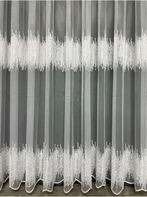 Resim Cortibo Marsilya Raporlu Tül Perde (Pilesiz), 250 x 250 