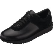 Resim Costo Shoes S4112 Siyah Deri Erkek Deri Spor Ayakkabı Rahat Geniş Kalıp 