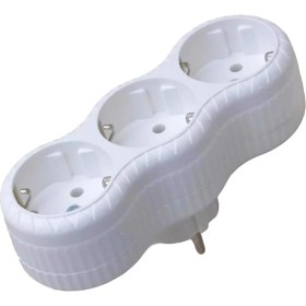 Resim Nzb Golyat Topraklı 3 Lü Çoklu Grup Priz Çoğaltma Üçlü Fiş Piriz 