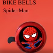 Resim Marvel Süper Kahraman Temalı Örümcek Adam ve Kaptan Amerika Demir Adam Bisiklet Zili Denge Bisikleti Çanı 