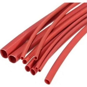 Resim Kırmızı Isı ile Daralan Makaron 9.5Mm - 1 Metre 