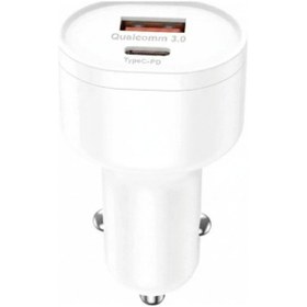 Resim 55w Turbo Şarj Akım Korumalı Araç İçi Şarj Başlığı Ultra Hızlı Şarj Yarım Saatte %70 Doldurma 