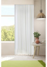 Resim Taç Saten Güneşlik Perde 1.sınıf Kalite 140x260 Beyaz 