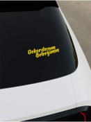 Resim OkyayWorks Dekordayım Bebeğim Sticker - Sarı - Sarı 
