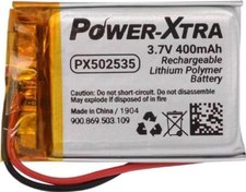 Resim PX502535 3.7V 400 mAh Li-Polymer Pil Power-Xtra