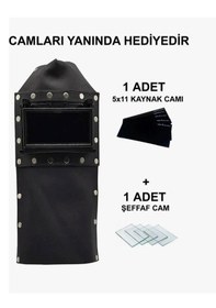 Resim Melzohome Deri Baş Kaynak Maskesi 