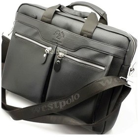 Resim Polo & Racquet Club Polo West Laptop Bölmeli 6005 Orta Boy Evrak Çantası 