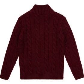 Resim U.s. Polo Assn. Erkek Çocuk Bordo Kazak /triko 50315628-VR014 