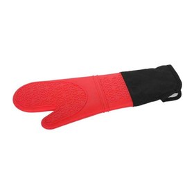 Resim Epinox SLK-ELDK Silikon Yanmaz Fırın Eldiveni, 41.5 cm, Kırmızı 