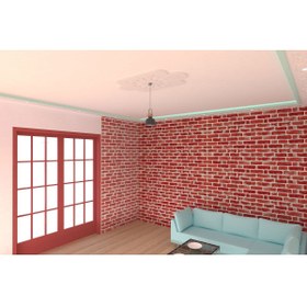 Resim MOTİFPİYER Motifpiyer Lamba Tavan Göbeği-74-dikdörtgen-56x95cm-2adet 