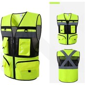 Resim Yüksek Görünürlük Yansıtıcı Güvenlik Yeleği Fermuarlı K20467y-m 