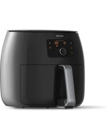 Resim Yüksek Kapasiteli Siyah Airfryer, 1,4 Kg, 2225 W, Yağ Azaltma Teknolojisi 