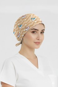 Resim ÇİZGİ MEDİKAL Uykucu Minikler Desenli Bone (Cotton Likra Kumaş) 