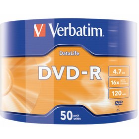 Resim Verbatim DVD-R Datalife 50 Pack Wrap 4.7GB 