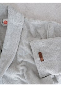 Resim Cotton Box Wellness Bornoz Stone Gri S/m Gri 