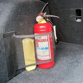 Resim Yerden Tasarruflu, Araba Bagajına Uygun Düzenleyici - Dayanıklı Naylon Elastik File Depolama Ağı ve Sihirli Sticker, 1 adet 