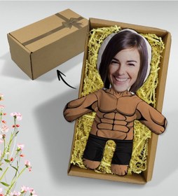 Resim Bk Gift Hediye Kutusunda Kişiye Özel Eğlenceli Surat Bebek Yastık-19, Arkadaşa Hediye, Sevgiliye Hediye, Doğum Günü Hediyesi Kobitmeyencom33166 Bk Gif 