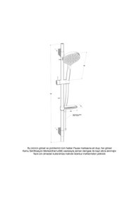 Resim Fause Sürgülü Duş Seti 3 Fonksiyonlu Kss121 Krom 