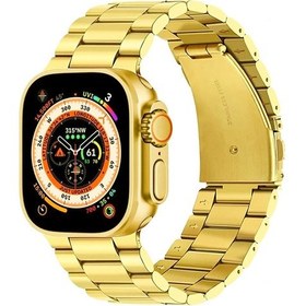 Resim Fitsmart 24k Gold Edition Fuselage Ultra Watch Akıllı Saat 49mm 