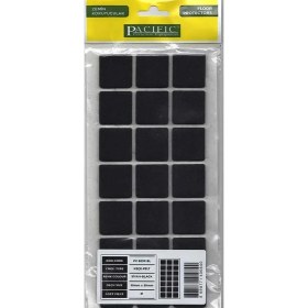 Resim Mestore Pacific 6030 Bl Yapışkanlı Keçe 30 mm x 30 mm Siyah - 86987714008400 