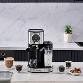 Resim Karaca Coffeebreak 5015H Süt Köpürtücülü Manuel Espresso Makinesi 