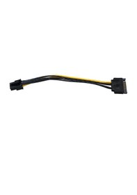 Resim 15 Pin Sata To 6 Pin Ekran Kartı Power Anakart Güç Kablosu 