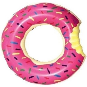 Resim Donut Simit 65 Cm Bermuda - 6904 - Pembe Çok Renkli 