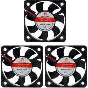 Resim Sones 3 Adet Xın Ruı Feng 12v Yağ Yataklı 5 Cm Sessiz Dc Soğutma Fanı 
