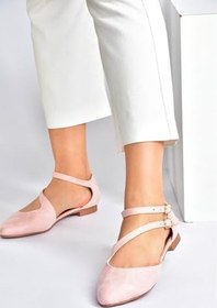 Resim fox SHOES Süet Kadın Babet D726016902 