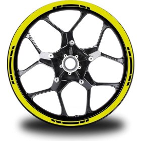 Resim Yazısız Kısa Dış Şerit 16'lı Tek Renk Sticker Modeli 