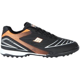 Resim MP Erkek Bağcıklı Siyah Turuncul Halı Saha Ayakkabı 222-2802MR 100 Siyah - Turuncu 