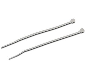 Resim Evimdeyokyok Kendiliğinden Kilitlenen Naylon Kablo Bağları 3x200 MM 100 Adet Beyaz 