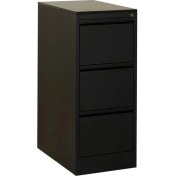Resim Bahar Çelik Üçlü Kartoteks Dolabı Siyah 