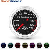 Resim 2'' 52mm Renkli Arka Plan Işıklı Araba Modifiye Yağ Sıcaklık Ölçer 12v Gösterge Metre 40-140 1633 