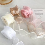 Resim 1 Rulo Bouquet Sarma Balık Kuyruğu Tül Kurdele, Taze Çiçek Tül Kurdele, DIY Malzeme, Dalgalı Bağlama, Kurdele, Kek Çizgisi, En İyi Noel, Hanuka, Şükran Günü, Cadılar Bayramı, Paskalya, Noel Süsü 