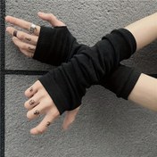 Resim 1 Çift Çizgili Kol Kılıfı Ninja Koruyucu Cosplay El Bilekliği - Bayanlar için 