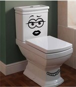 Resim Wc Klozet için Kokoş Sticker Yapıştırma Model1 