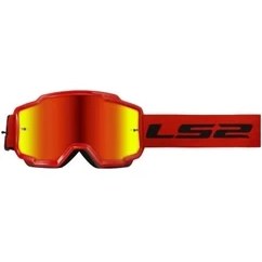 Resim Ls2 Charger Plus Google Motokros Gözlük - Iridium Kırmızı 
