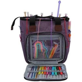 Resim Besthome1 Oxford Kumaş Çanta, El Çantası, Gergi İçin Çok Amaçlı, Sağlam Mor Depolama, Mor Renk 