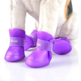 Resim Silikon Kedi Köpek Ayakkabısı 