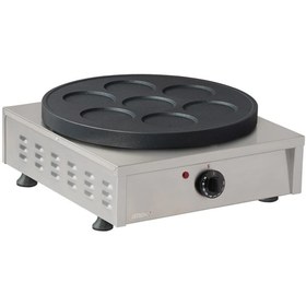 Resim OMAKE Tekli Teflonlu 7 Bölmeli Krep Makinesi, Elektrikli 