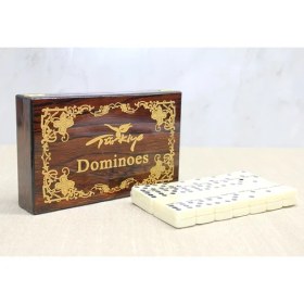 Resim Kuzgun Ticaret Ahşap Kutulu Domino Oyunu ALK4220 - Lisinya 
