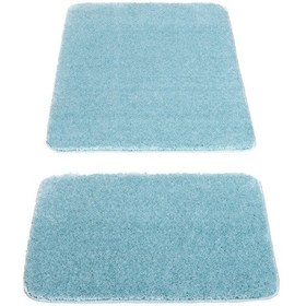 Resim Koza Home Mino Kaydırmaz Taban Turkuaz Banyo Paspası Turkuaz 