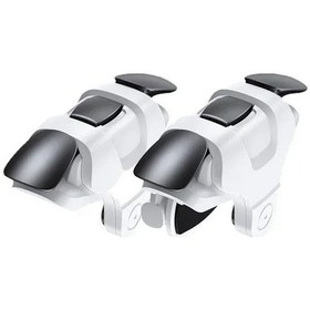 Resim Jw3d-white-2pcs Abs Cep Telefonu Oyun Tetikleyici R11 Pubg Gamepad Joystick Denetleyici Iphone Uyumlu Joystick & Gamepad 45430424 