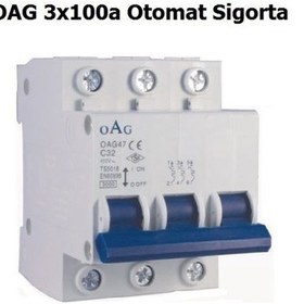 Resim Oag 3x100 Amper Trifaze Otomat Sigorta 